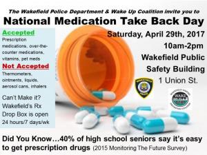 National Drug Take Back Day 4/29