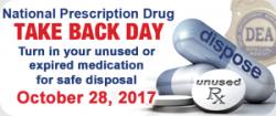 National Prescription Drug Take-Back Day 10/28