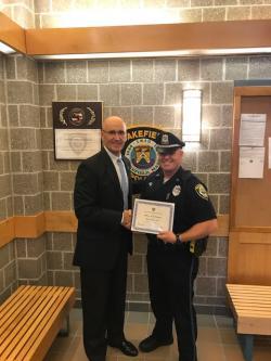 Congratulations Officer Lyons