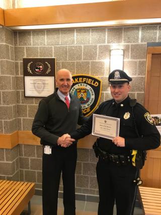 Officer Shawn Conway - Officer of the Quarter