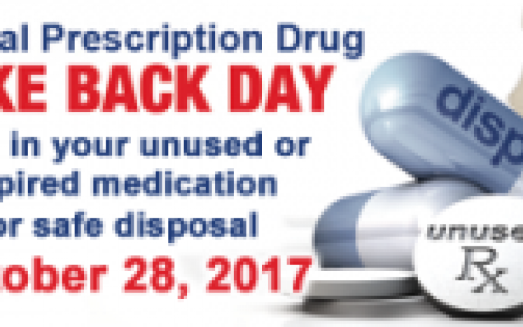 National Prescription Drug Take-Back Day 10/28