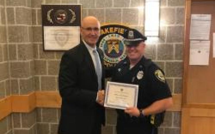 Congratulations Officer Lyons
